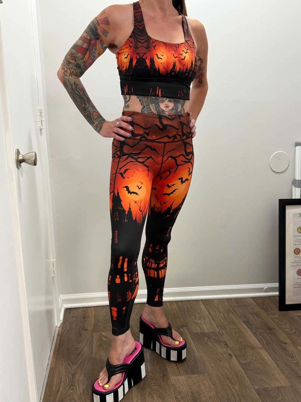 Constantly Varied Gear Halloween Sunset Sports Bra & Leggings Set - Picture 2 of 11